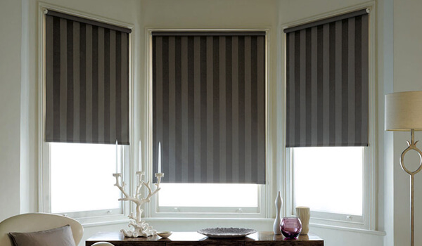 blinds blackout roller roman blind window shades bay