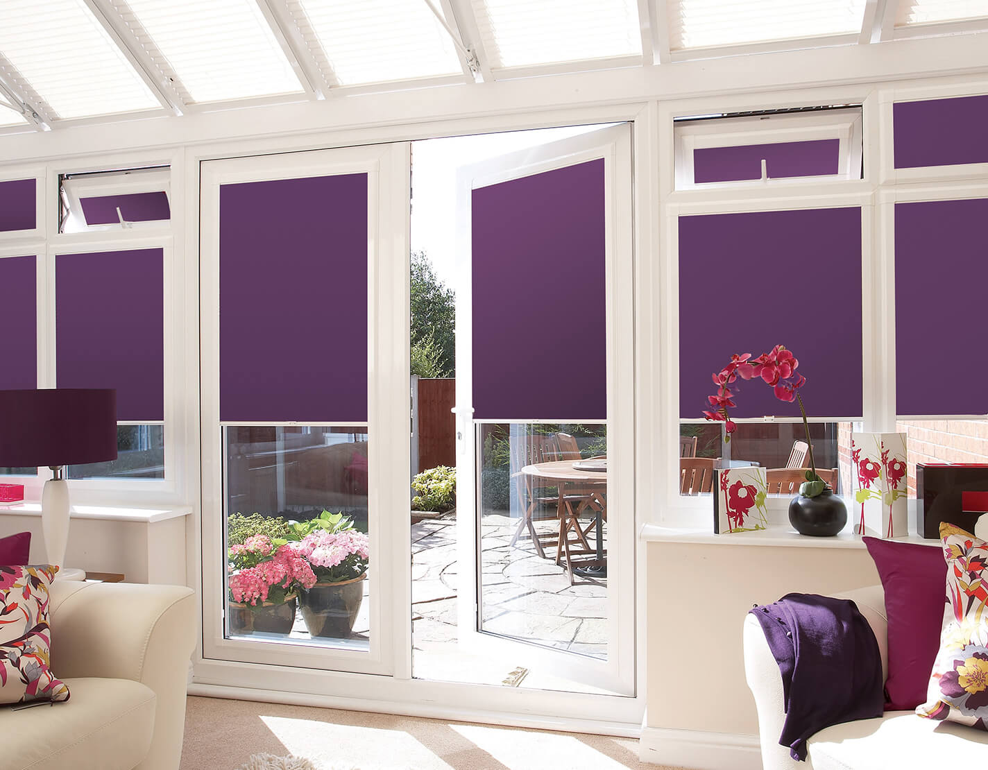 Perfect Fit Rich Purple Style Blinds