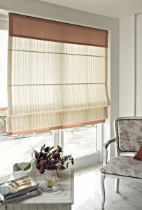 roman blinds bifold doors