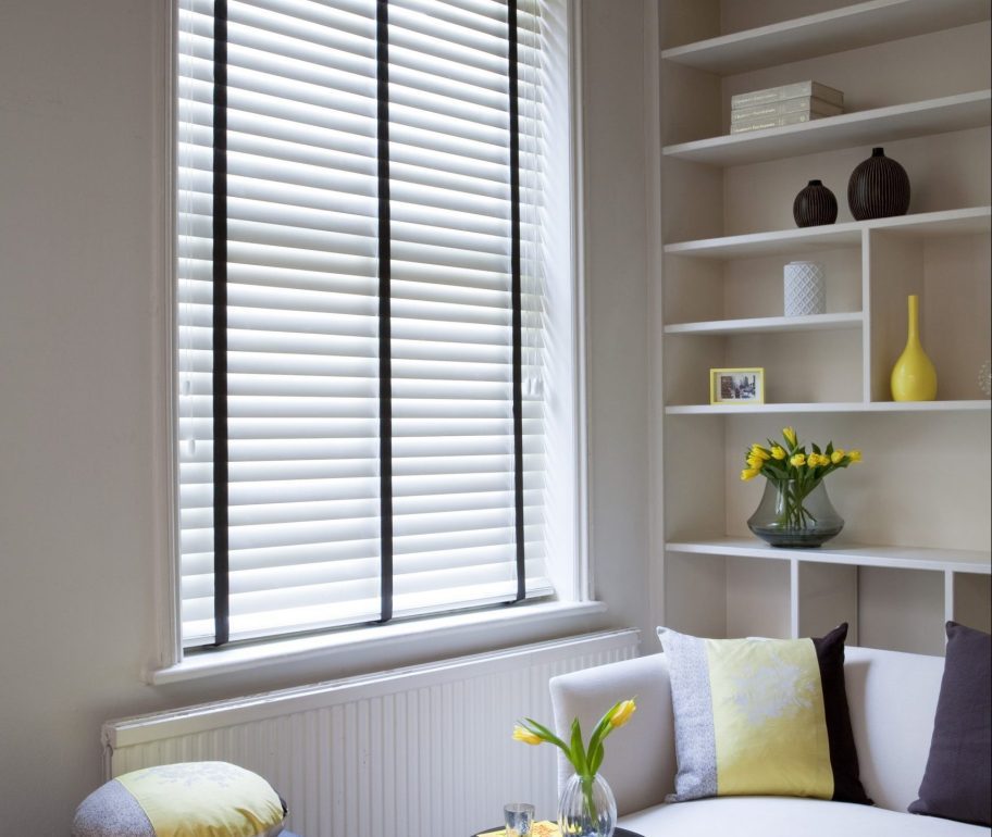 Wood Blinds in sitting room