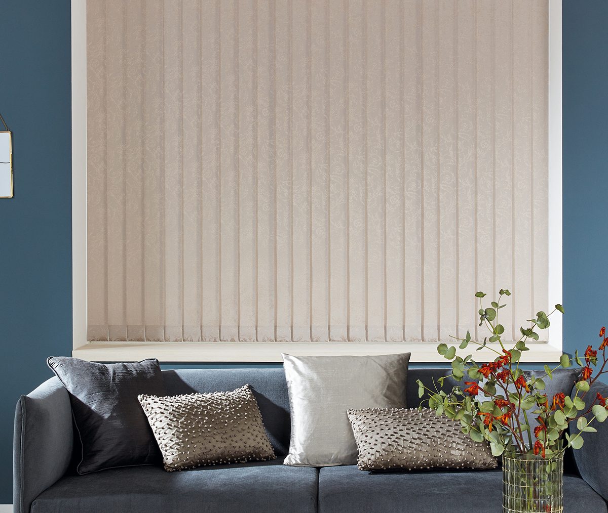 Vertical Blinds with Free Fitting Leamington Blinds