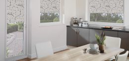 Perfect fit blinds for kitchen windows and door