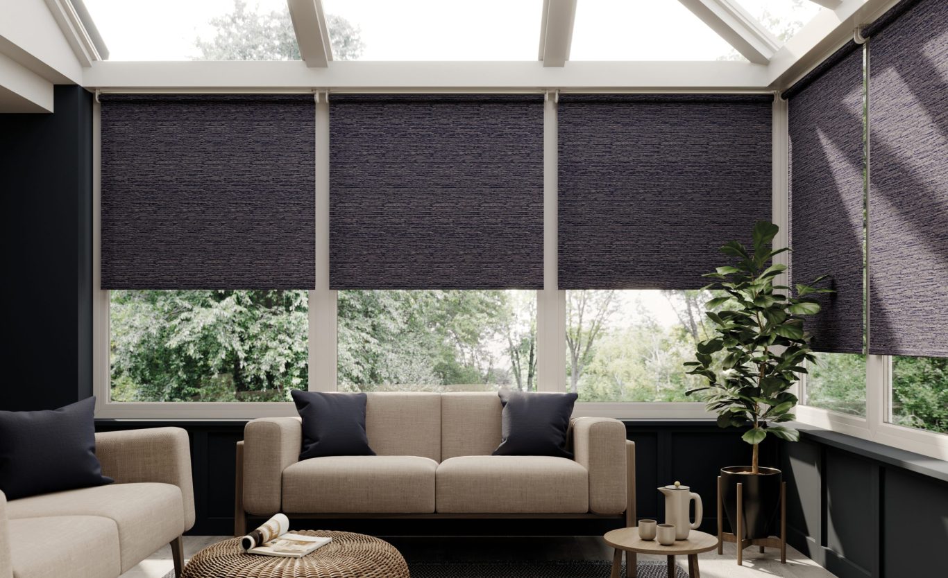 Conservatory roller blinds