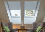 Pleated skylight blinds