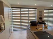 Faux wood blinds